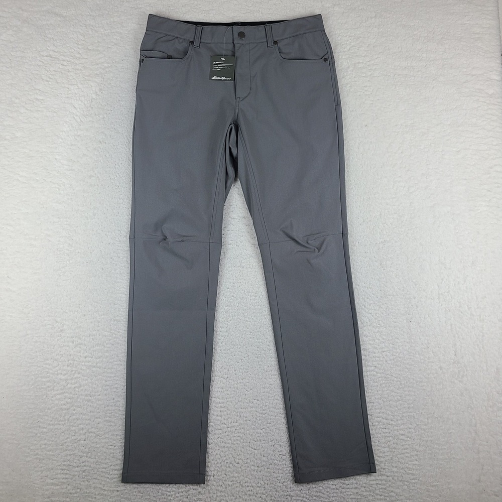 Eddie‎ Bauer Pants Mens 32x32 Gray The Switch 5 Pocket Performance Tech Golf NEW